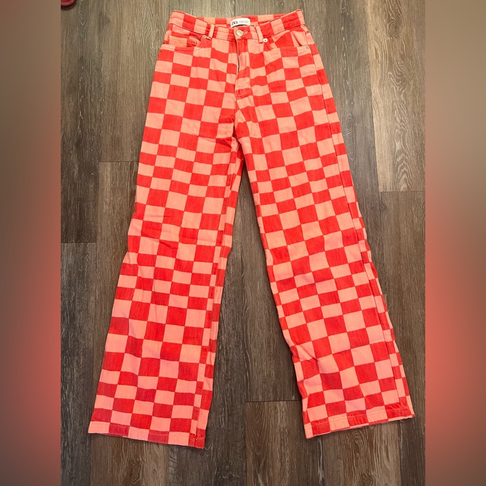 Zara Checked Pants